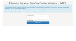 Desktop Screenshot of gtps2.cargonet.no